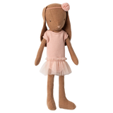 Bunny, Size 1 - Chocolate brown - Ballet suit and skirt rose