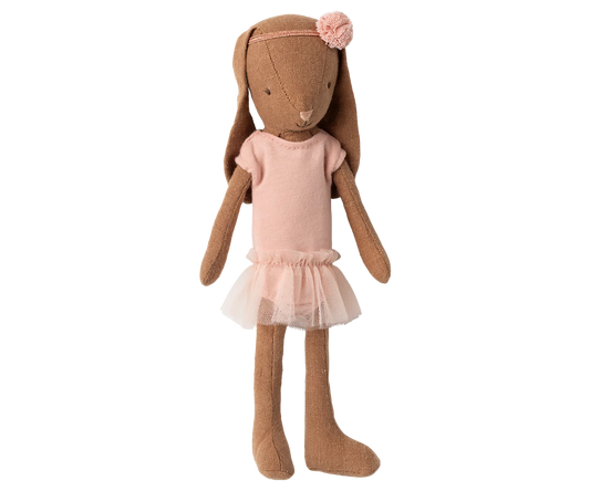 Bunny, Size 1 - Chocolate brown - Ballet suit and skirt rose