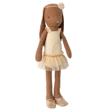 Bunny, Size 2 - Chocolate brown - Ballet suit and skirt cream