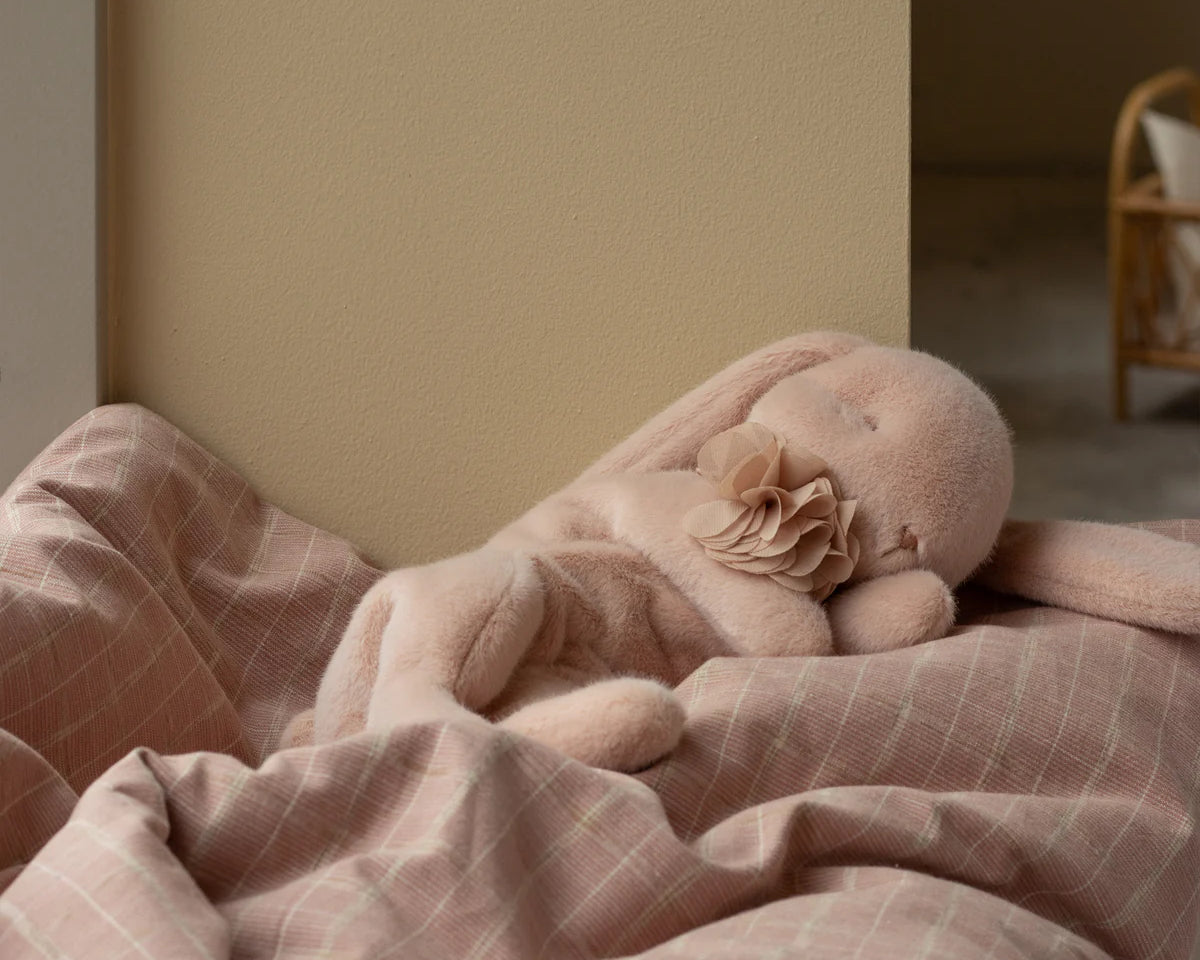 Maileg Sleeping Bunny Plush, Small - Powder | Maileg UK