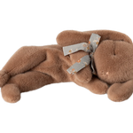 Maileg Sleeping bunny plush, Small - Soft brown | Maileg UK