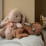 Maileg Sleeping bunny plush, Small - Soft brown | Maileg UK