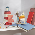 Surfer mouse riding a wave of imagination | Collectable Maileg toys 