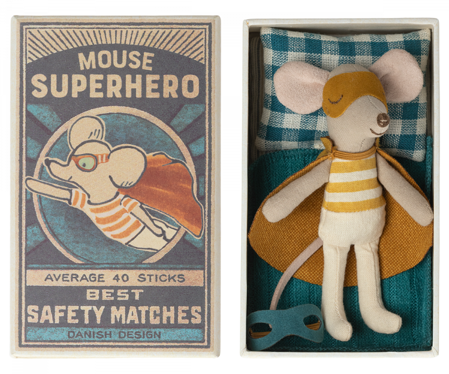 Maileg Super Hero Mouse | Collectable Heirloom Toys