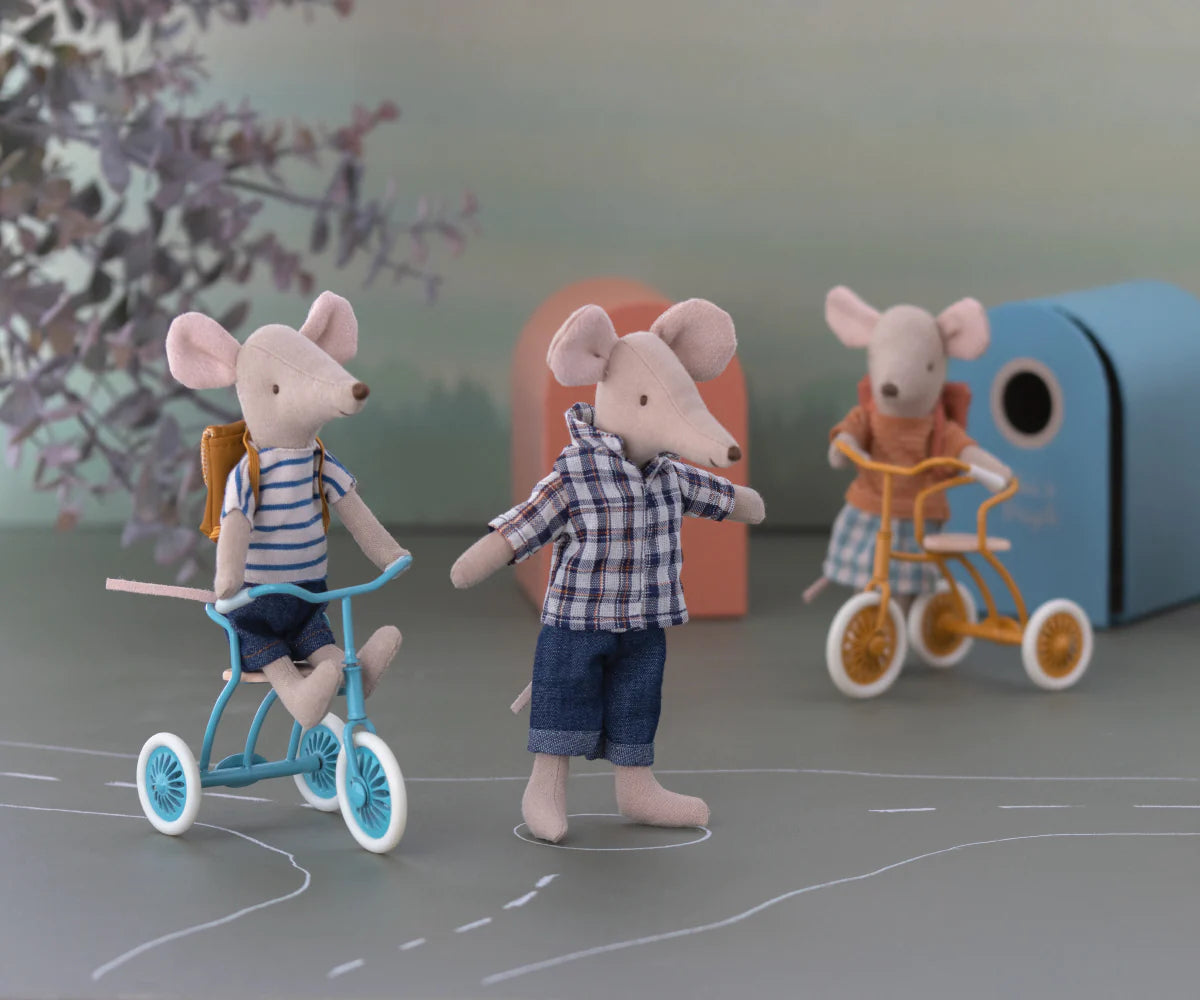 Maileg Big Sister Tricycle Mouse | Collectable Heirloom Toys