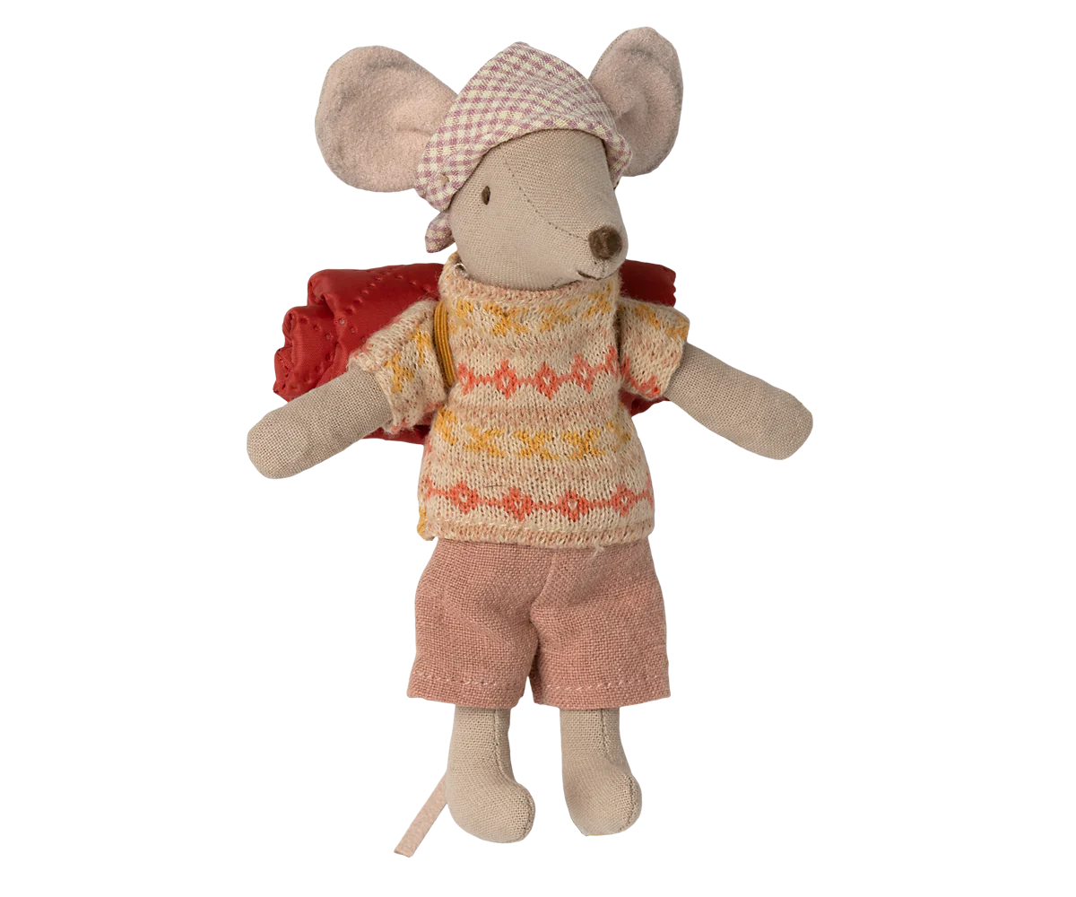 Maileg Big Sister Hiker Mouse | Collectable Heirloom Toys