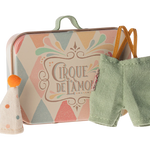 Maileg Clown clothes in suitcase, Little brother mouse | Maileg UK