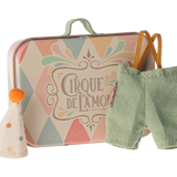 Maileg Clown clothes in suitcase, Little brother mouse | Maileg UK