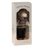 Maileg Winter mouse with ski set, Dad - Blue | Maileg UK