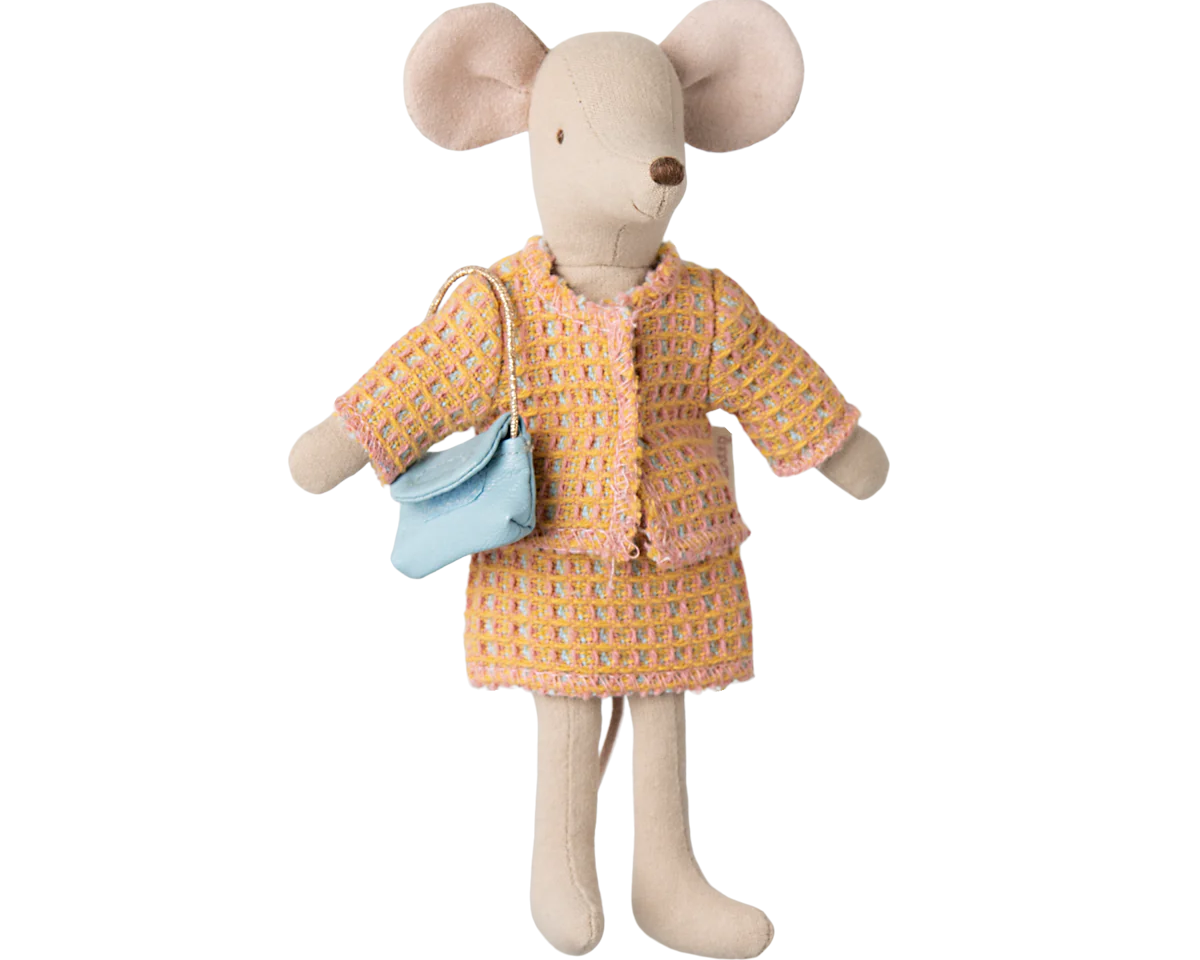Suit and hand bag for mum mouse | maileg mouse clothes | maileg uk