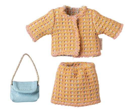 Suit and hand bag for mum mouse | maileg mouse clothes | maileg uk