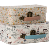 Suitcases with fabric, 2 pcs. Set