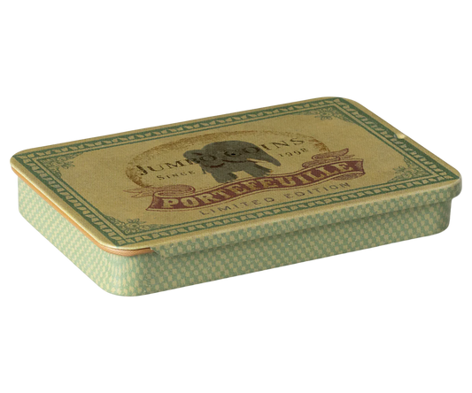 Metal box w. sliding lid, Jumbo coins