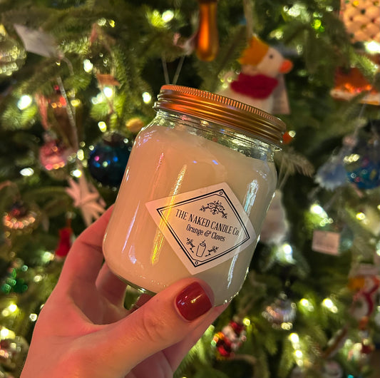 Orange & Cloves Scented Jar Candle