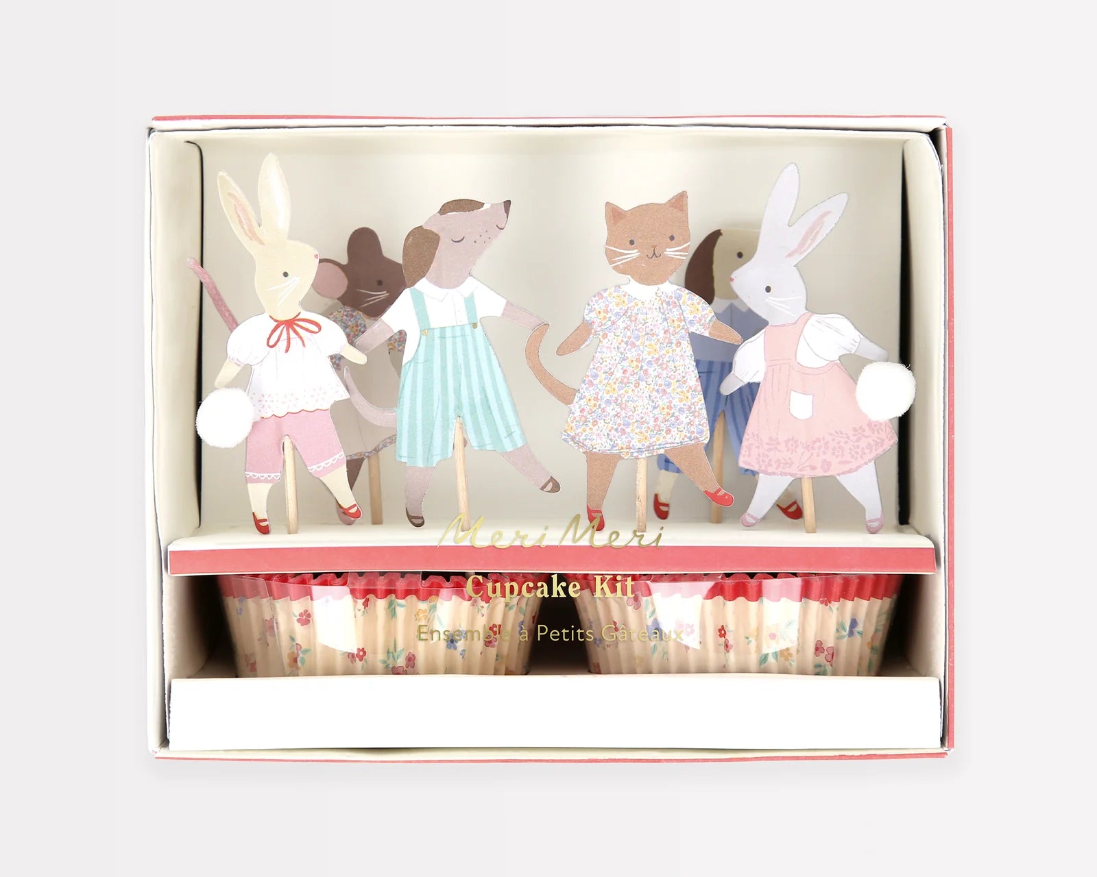 Animal Friends Cupcake Kit (x 24 toppers)