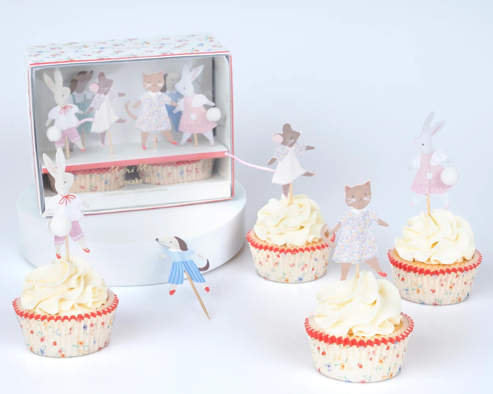 Animal Friends Cupcake Kit (x 24 toppers)