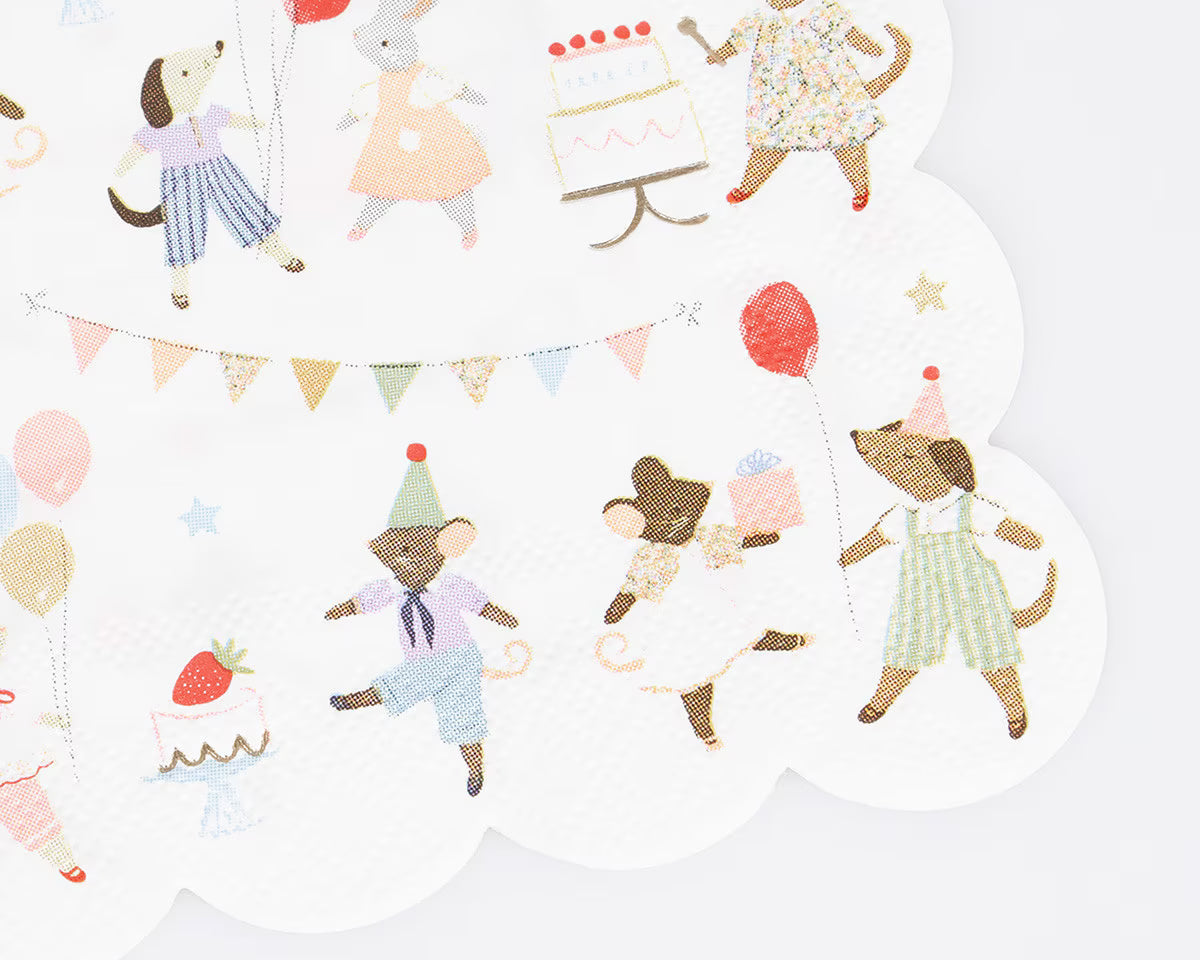 Animal Friends Small Napkins
