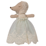 Baby mouse in gown - Mint