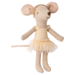 Stuffed mouse toy in a ballerina outfit on a white background | Maileg UK