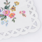 Basketweave Floral Large Napkins