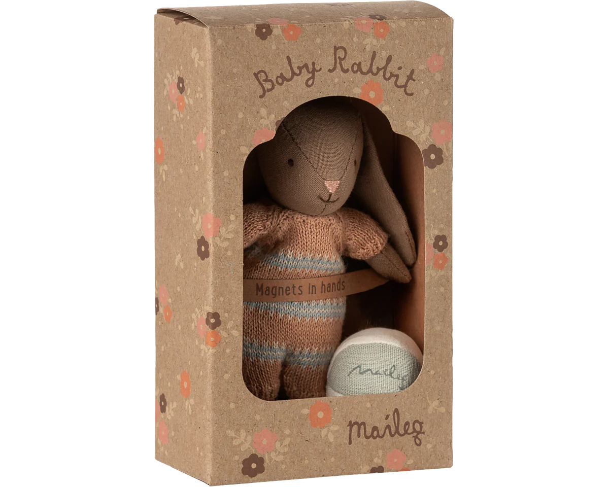 Bunny set, Micro - Brown - Dusty rose