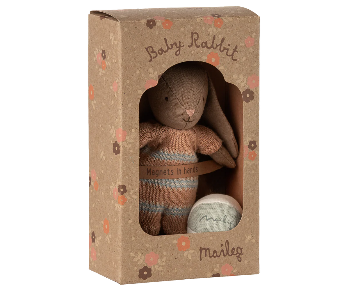 Bunny set, Micro - Brown - Dusty rose