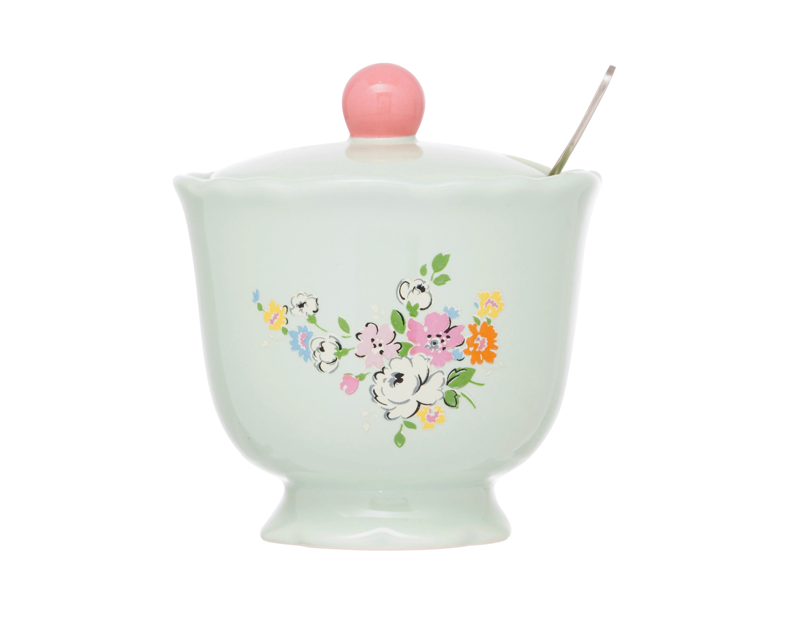 Cath Kidston Feels Like Home Sugar Bowl & Spoon Set
