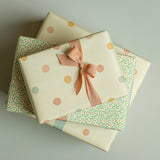 Gift wrap, 10 m - Multi dots