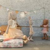 Bunny, Size 1 - Chocolate brown - Ballet suit and skirt rose