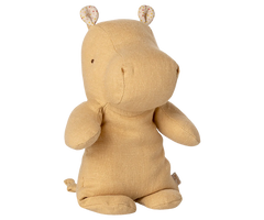Beige hippo plush toy on a white background | Maileg UK