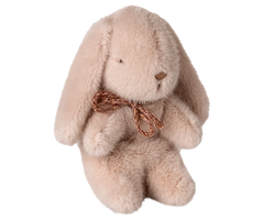 Plush bunny toy with a gold bow on a white background | Maileg UK