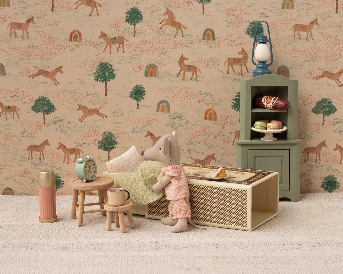 Little sister mouse in matchbox