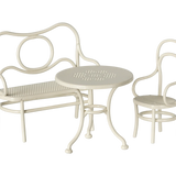 Maileg Café set, Mouse, Small - Off white | Maileg UK