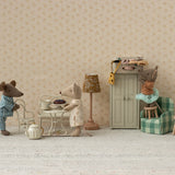 Maileg Café set, Mouse, Small - Off white | Maileg UK
