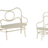 Maileg Café set, Mouse, Small - Off white | Maileg UK