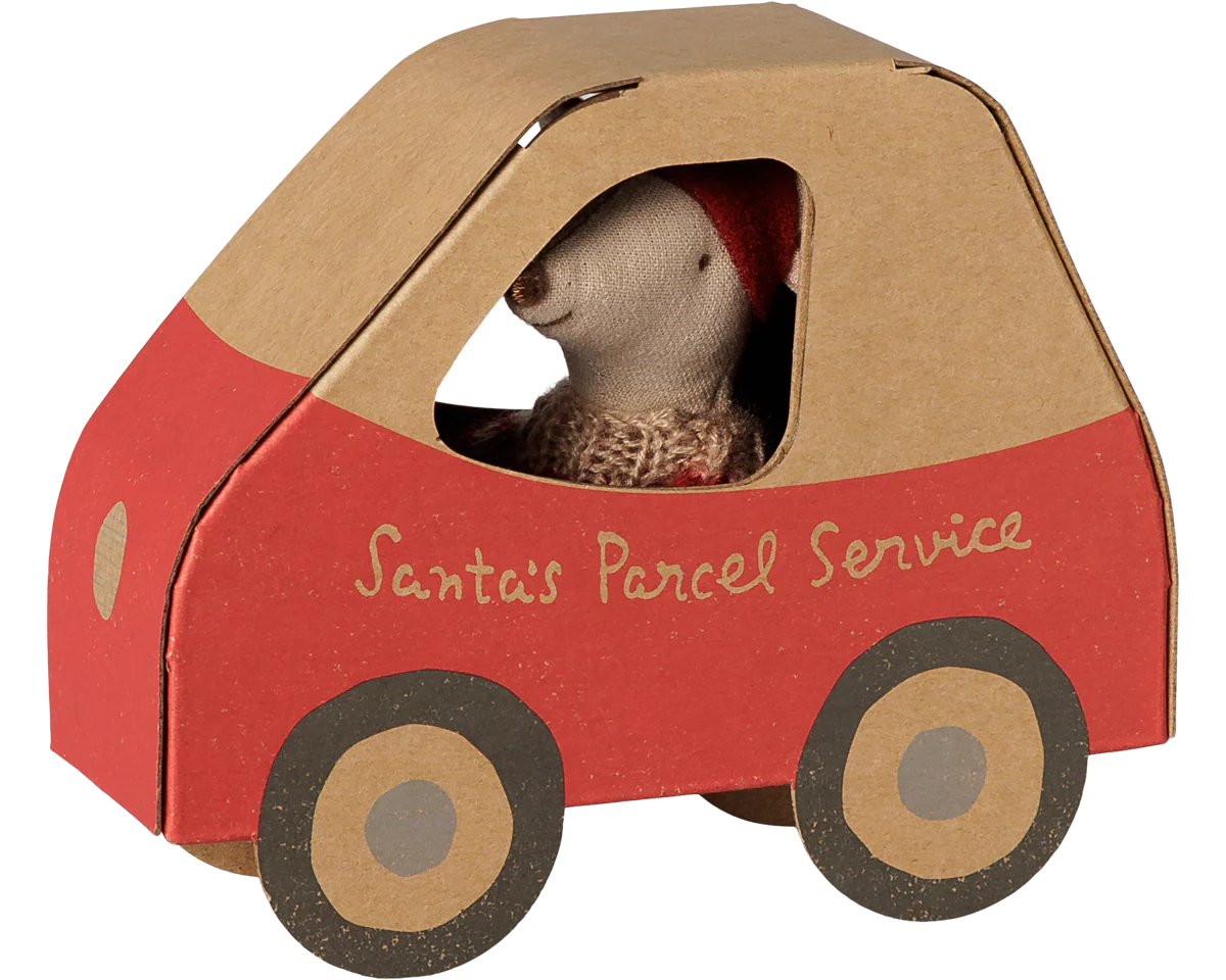 Christmas mouse, Little sister in car box