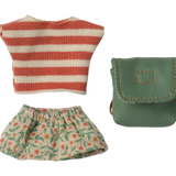 Clothes and bag, Big sister mouse - Green
