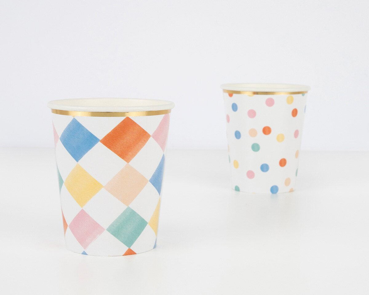 Colourful Pattern Cups