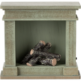 Fireplace, Miniature - Dusty green