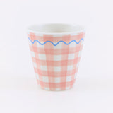 Gingham Reusable Cups