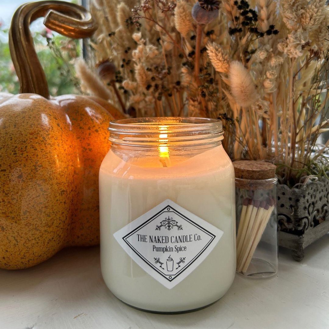 Pumpkin Spice Scented Jar Candle