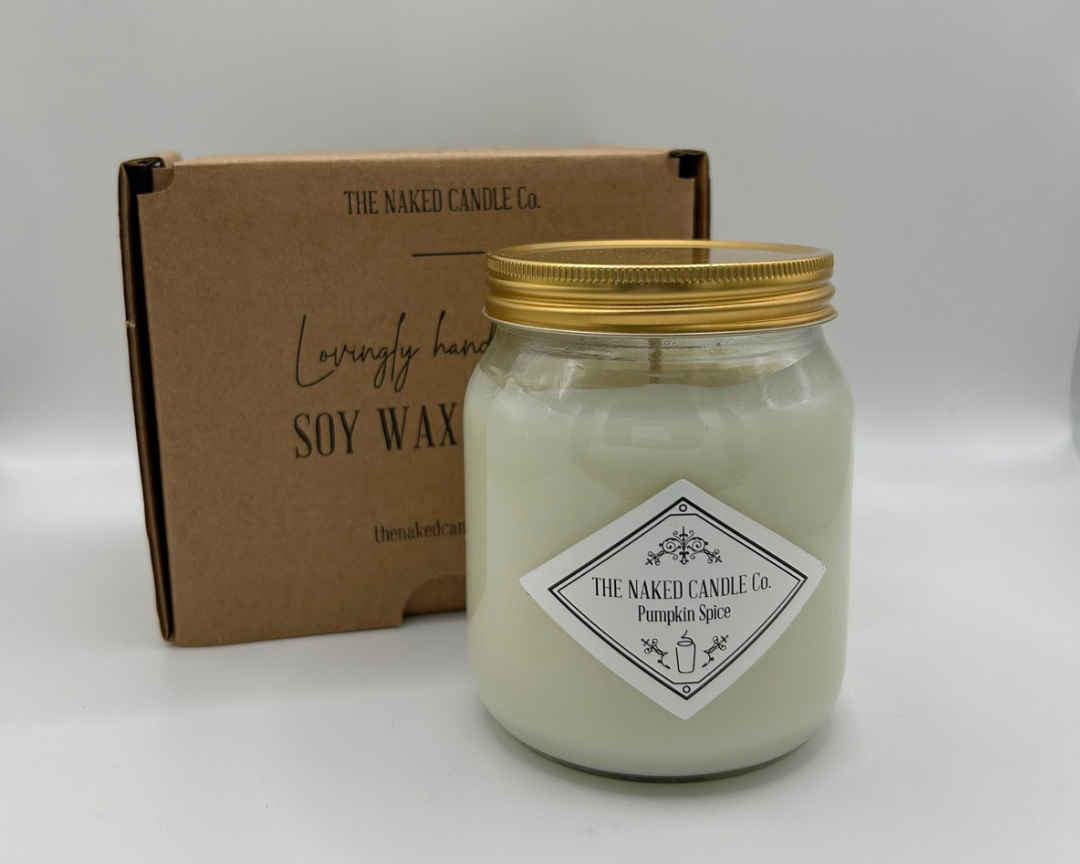 Pumpkin Spice Scented Jar Candle