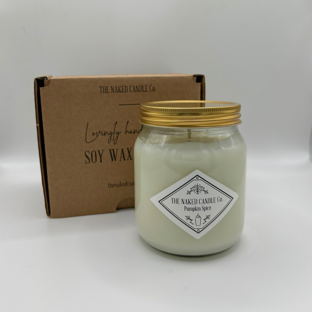 Pumpkin Spice Scented Jar Candle