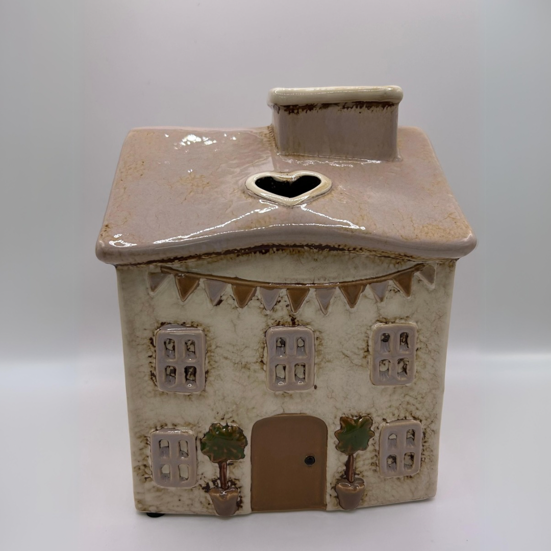 Ceramic House Tissue Box Cover