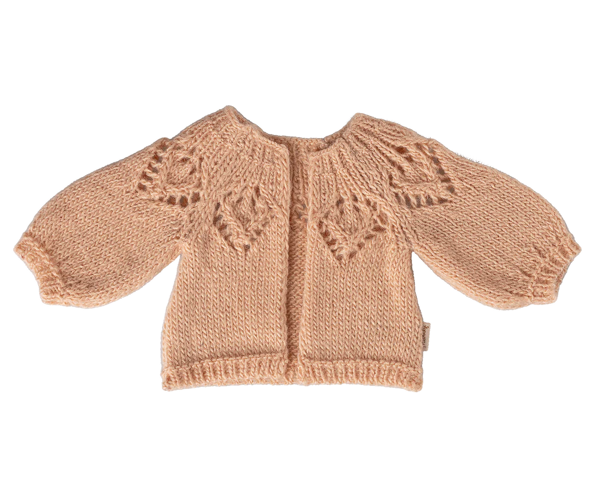 Knitted cardigan, Size 3 - Light rose