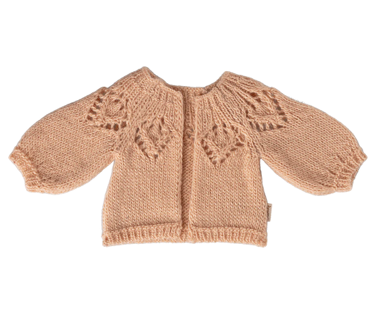 Knitted cardigan, Size 3 - Light rose