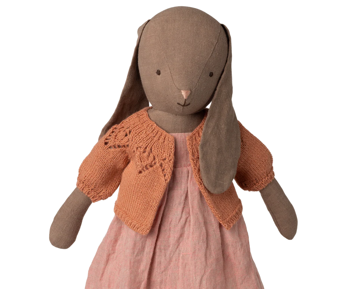 Knitted cardigan, Size 4 - Vintage rose