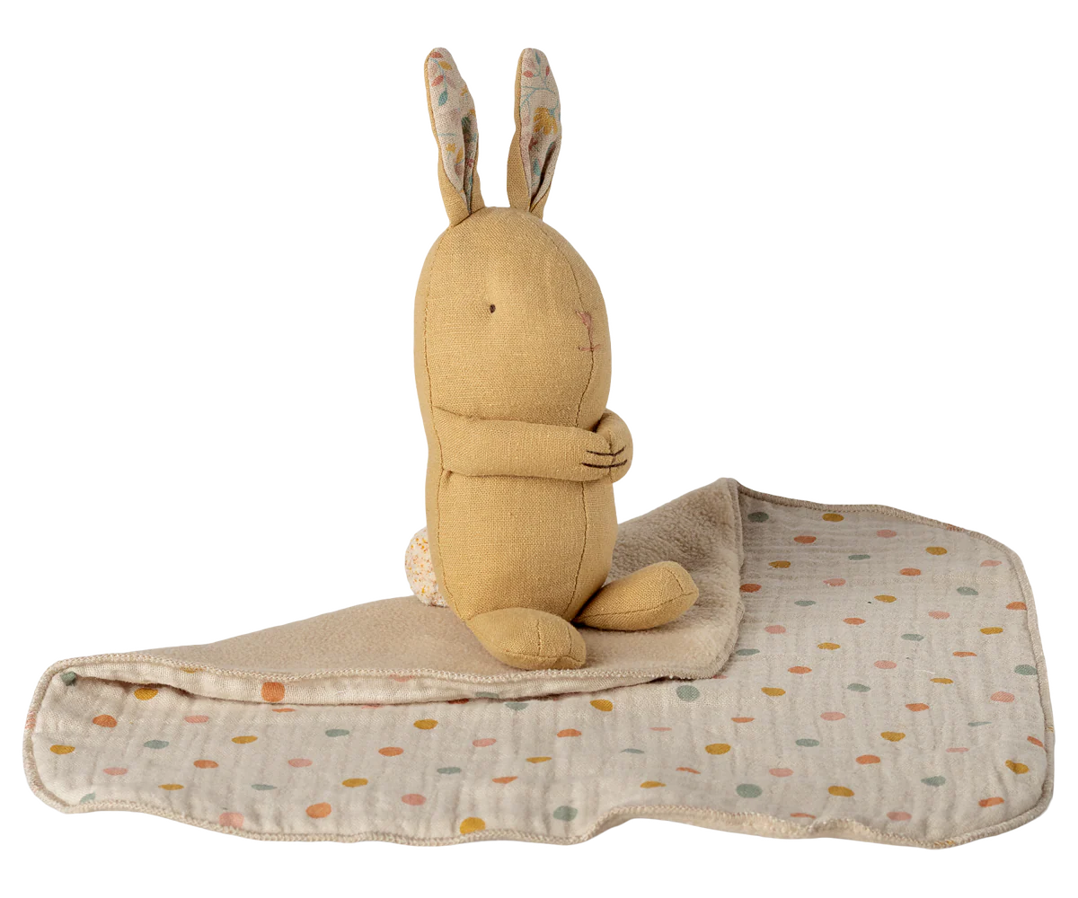 Lullaby friends, Bunny, Mini - Cream yellow