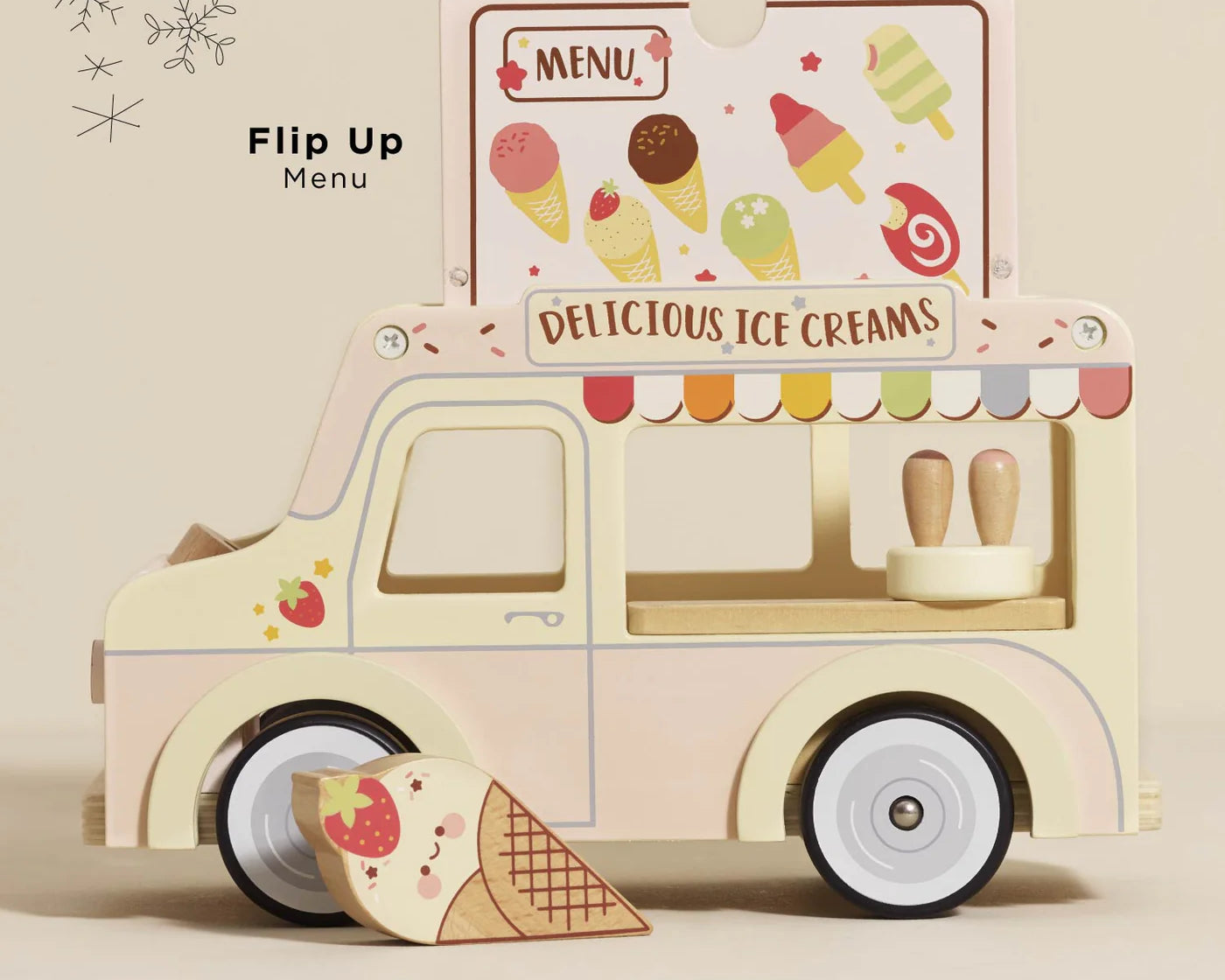 Wooden Ice Cream Van