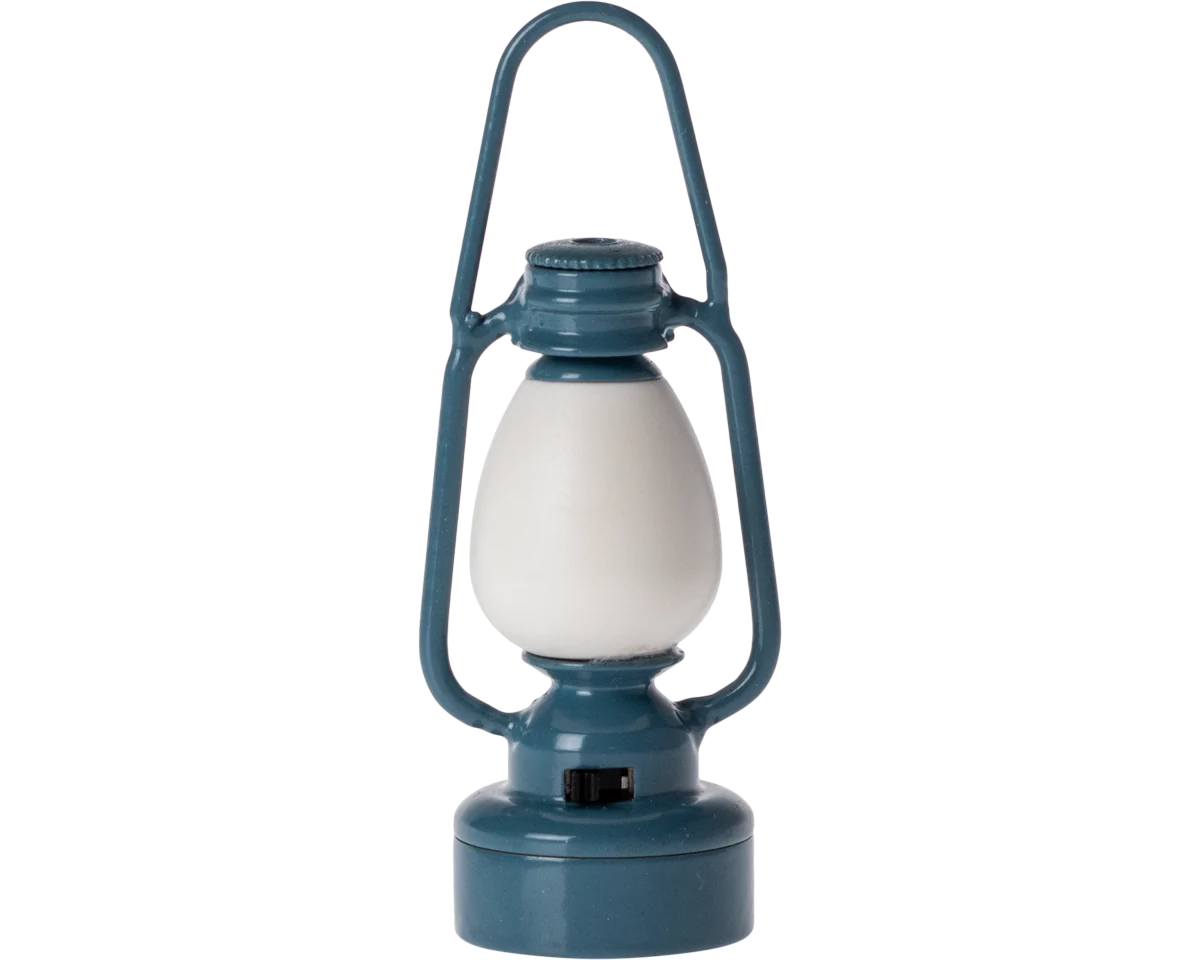 Maileg Vintage Lantern in Blue | Collectable Dollhouse Miniatures